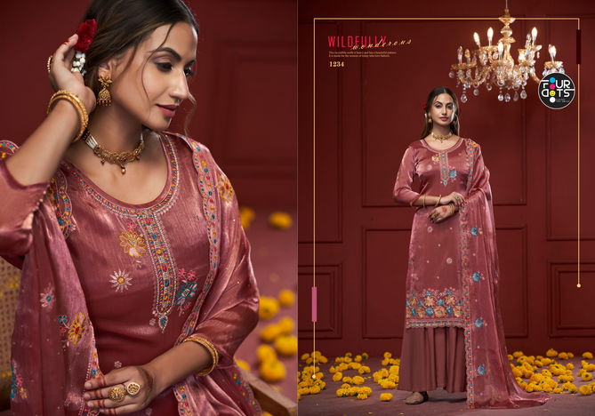 Avanti By Four Dots Designer Silk Salwar Kameez Wholesale Price In Surat